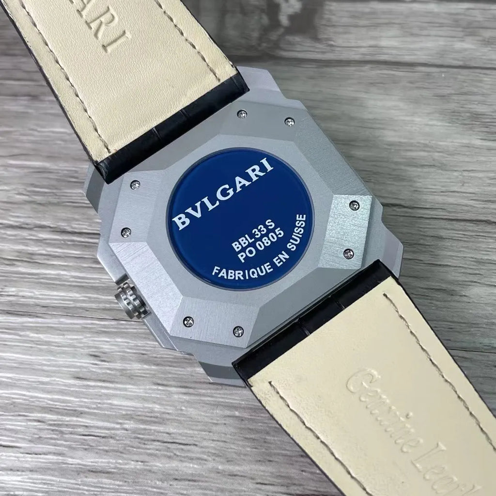 Bulgari Octo Chronograph Leather