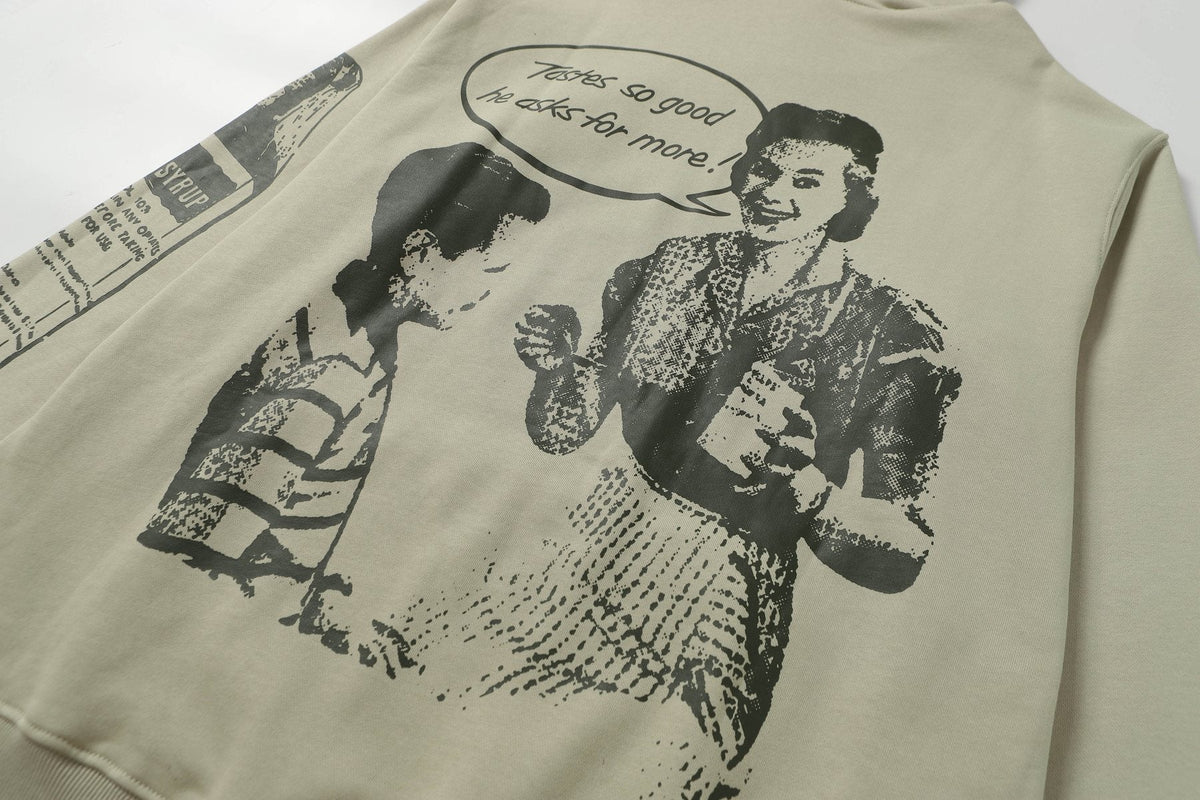THAT'S A AWFUL LOT OF COUGH SYRUP Tomorrow's Star Graphic Hoodie — detail