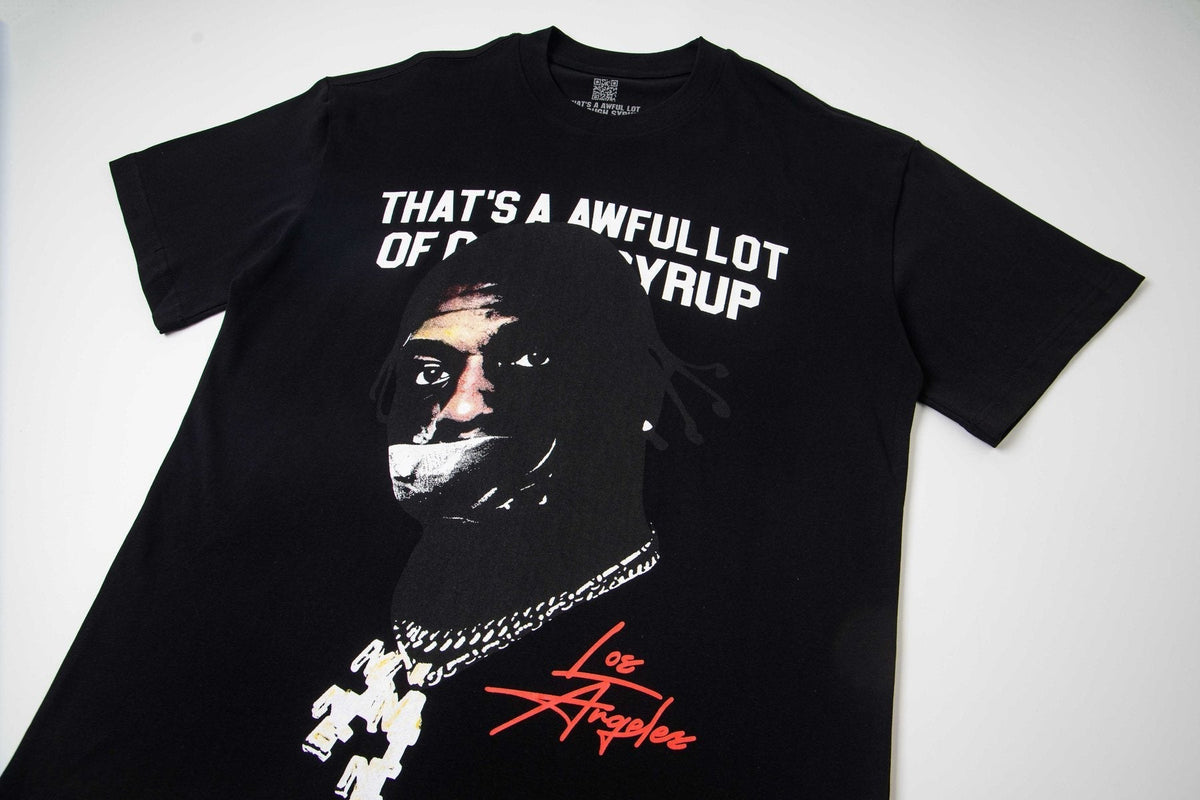 THAT'S A AWFUL LOT OF COUGH SYRUP Portrait Graphic T-Shirt — front