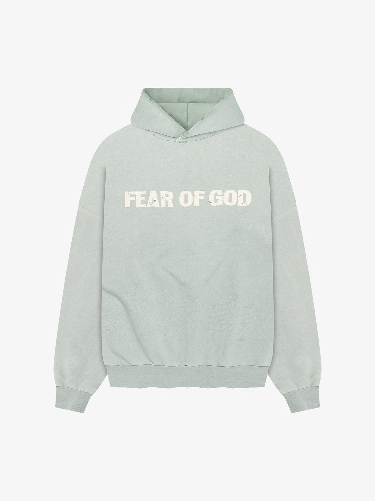 Fear of God Heaven Is Crying for Justice Graphic Hoodie — front