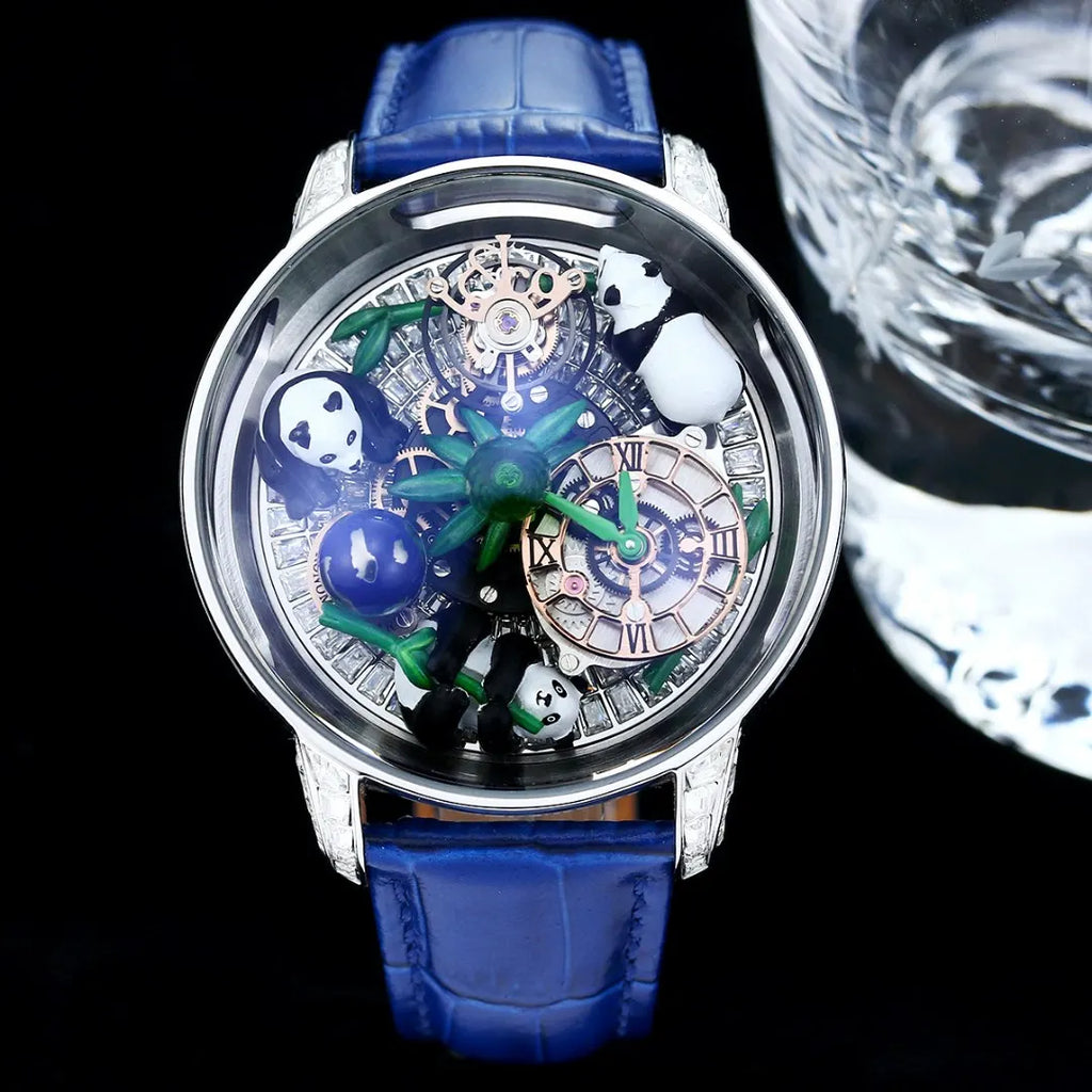 Konhon Panda Rose Gold Watch - Hình 9