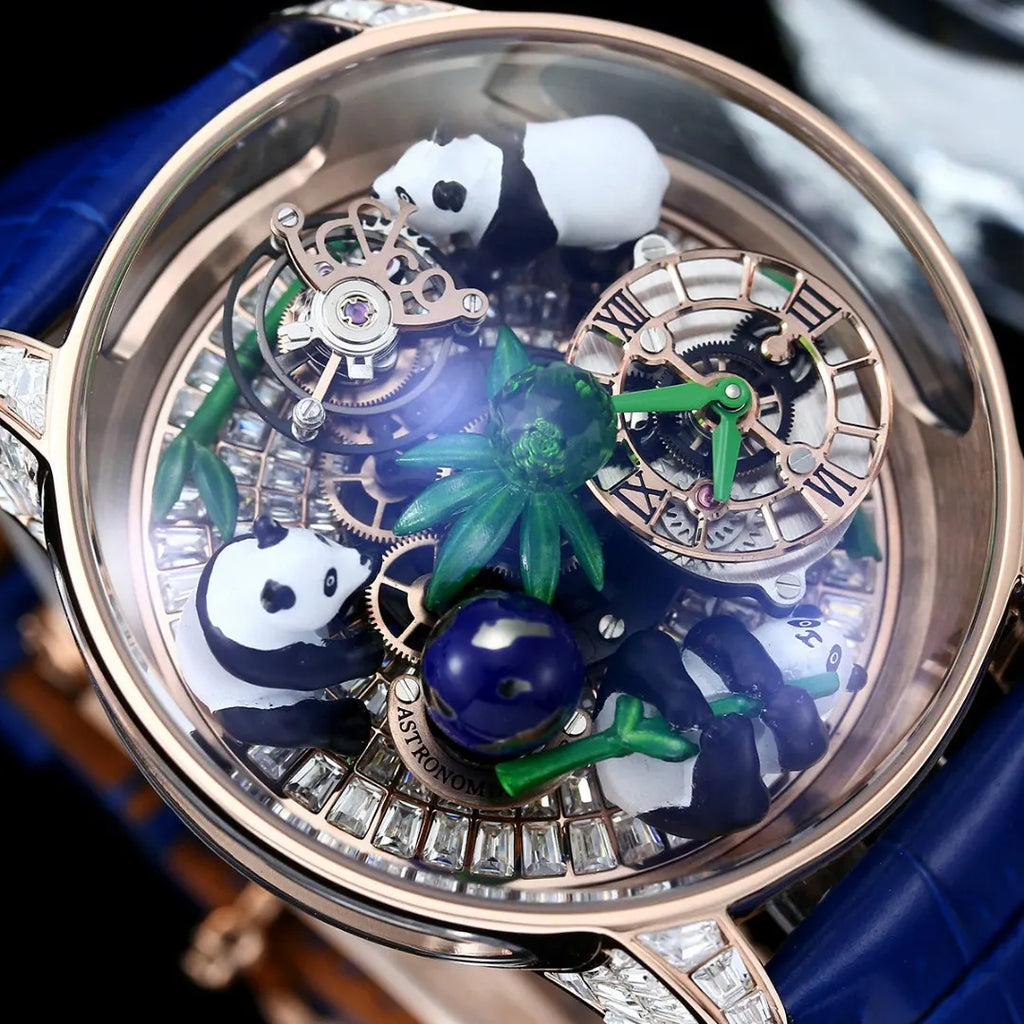 Konhon Panda Rose Gold Watch - Hình 7