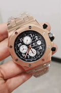 AP Royal Oak Rose Gold Black Dial