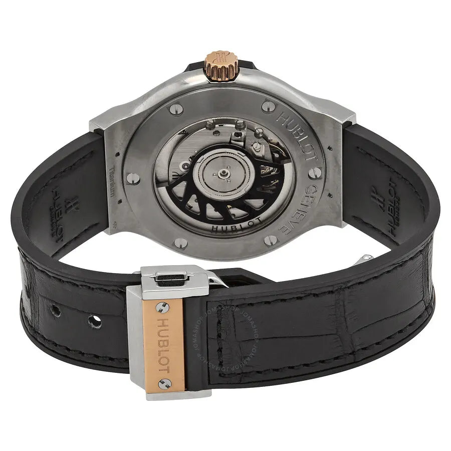Hublot Steel Rose Gold Leather - Hình 3