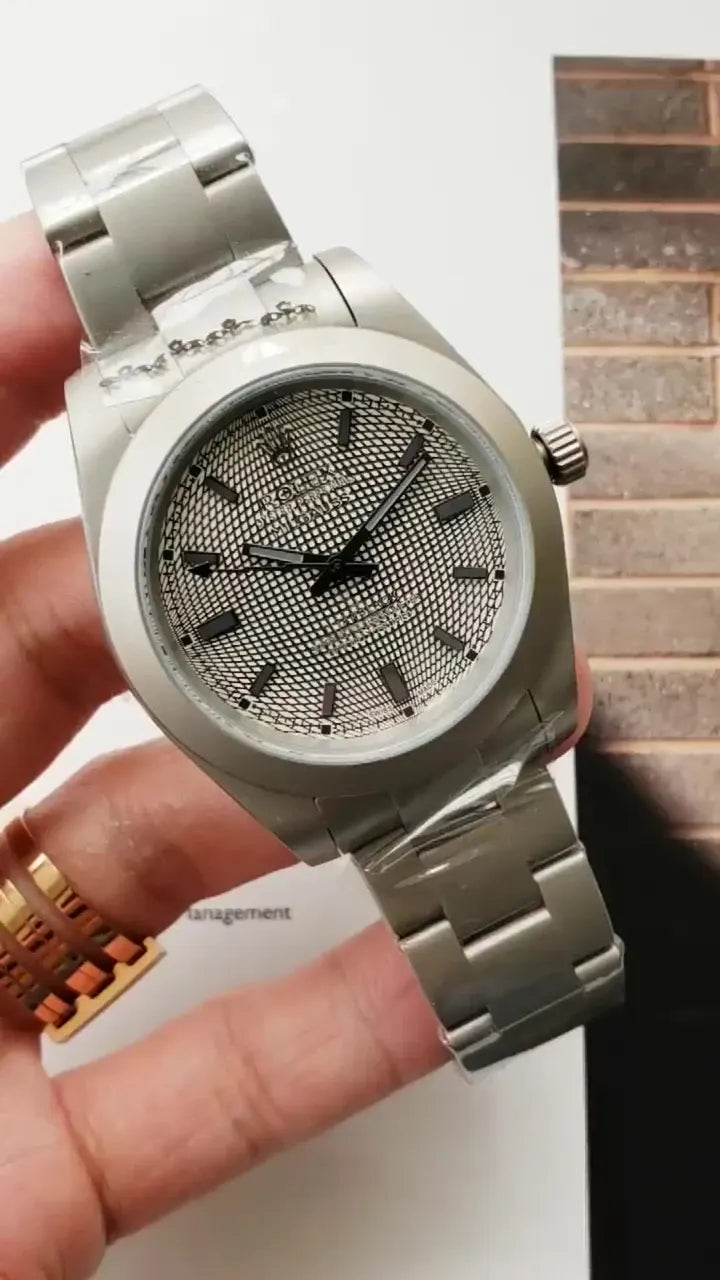 Rolex Milgauss Silver Grid - Hình 2