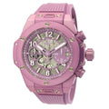 Hublot Pink Rubber Watch