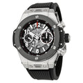 Hublot Steel Skeleton Rubber Watch