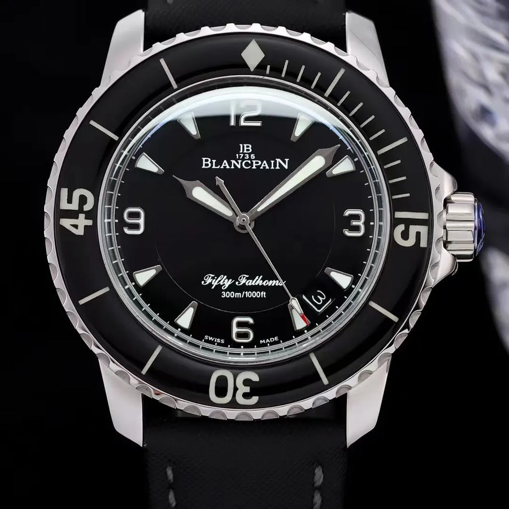 dive Blancpain Fifty Fathoms Black Dial