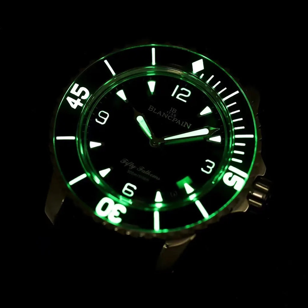 dive Blancpain Fifty Fathoms Black Dial - Hình 3