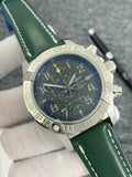Breitling Green Leather Chronograph