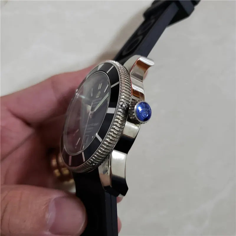 Breitling Superocean Black Rubber - Hình 2