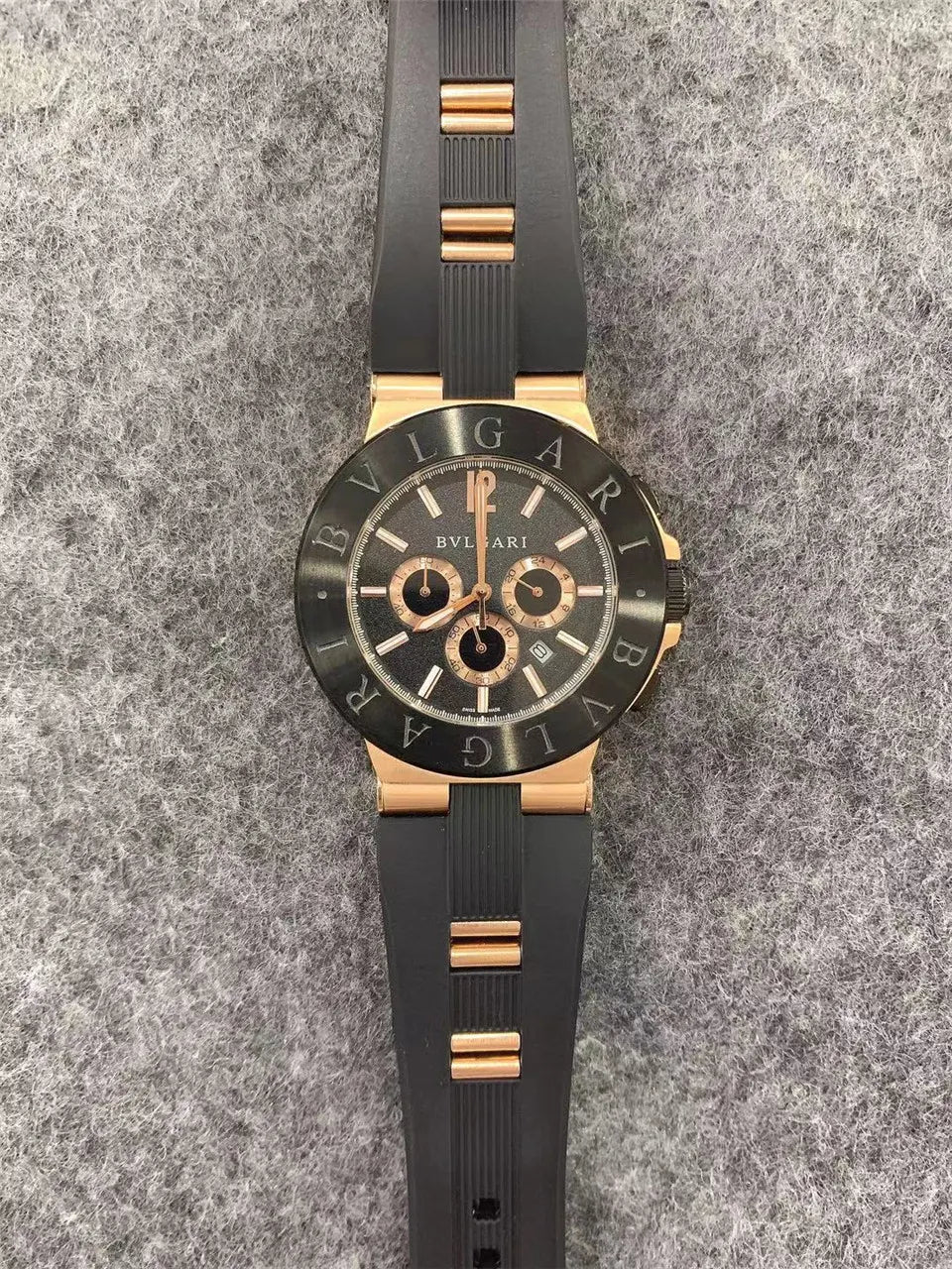 Bvlgari Octo Rose Gold Chronograph