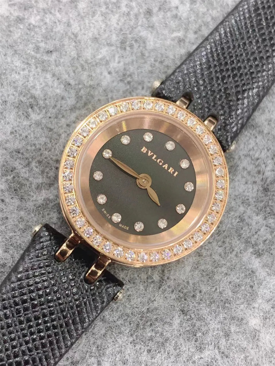 Bvlgari Black Dial Diamond - Hình 6