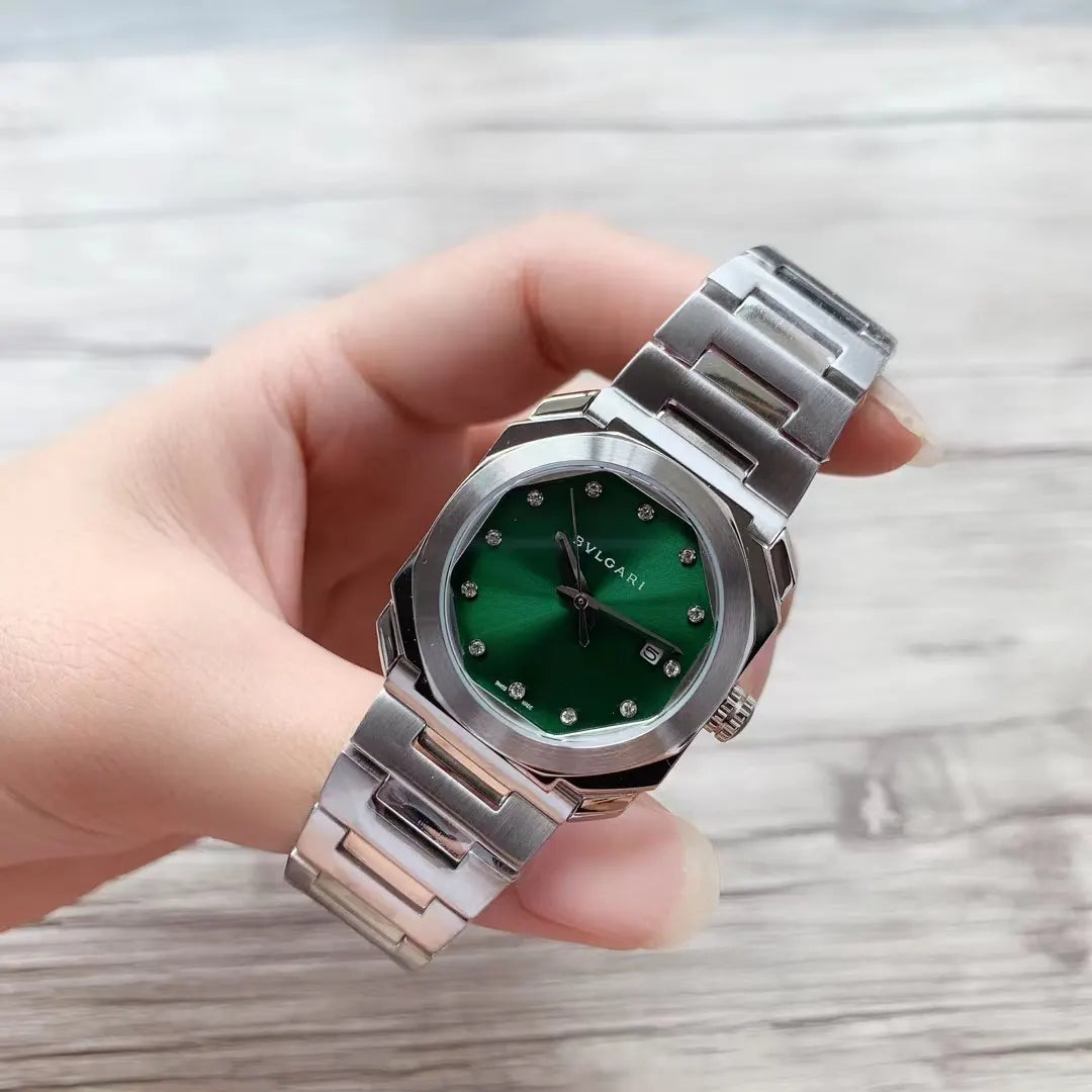 Bulgari Octo Green Dial Steel - Hình 3