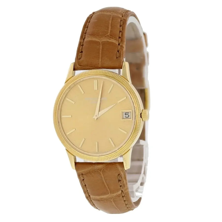 dial Patek Philippe Gold Brown Leather