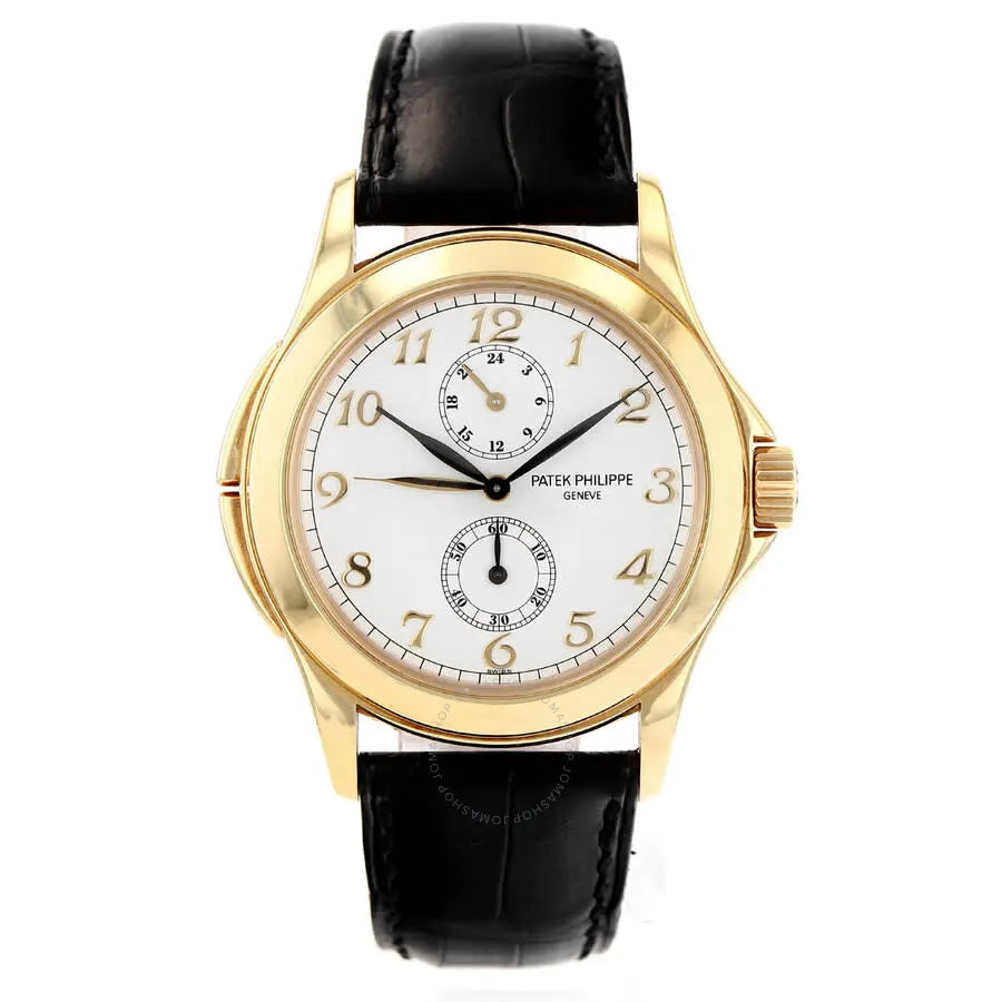 white dial Patek Philippe Calatrava Gold - Hình 2