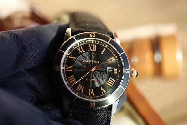 Cartier Black Dial Gold