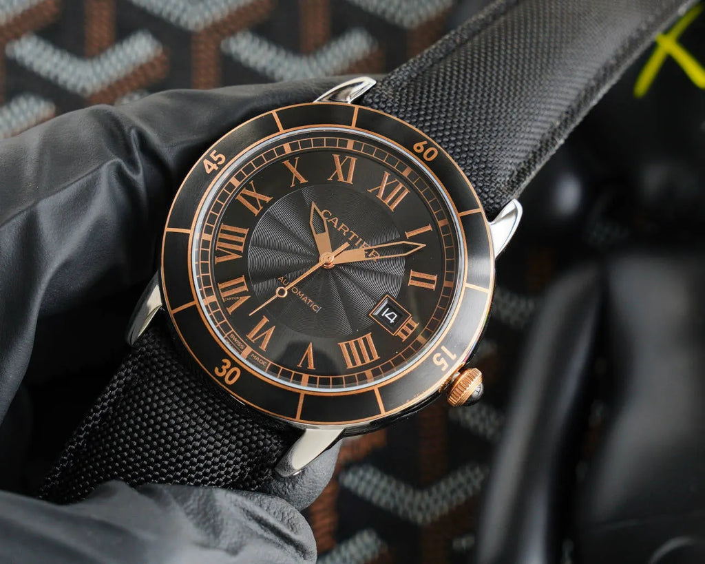 Cartier Dive Black Dial - Hình 2