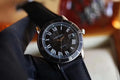 Cartier Black Dial Fabric Watch