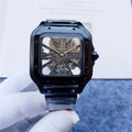 Cartier Santos Black Skeleton