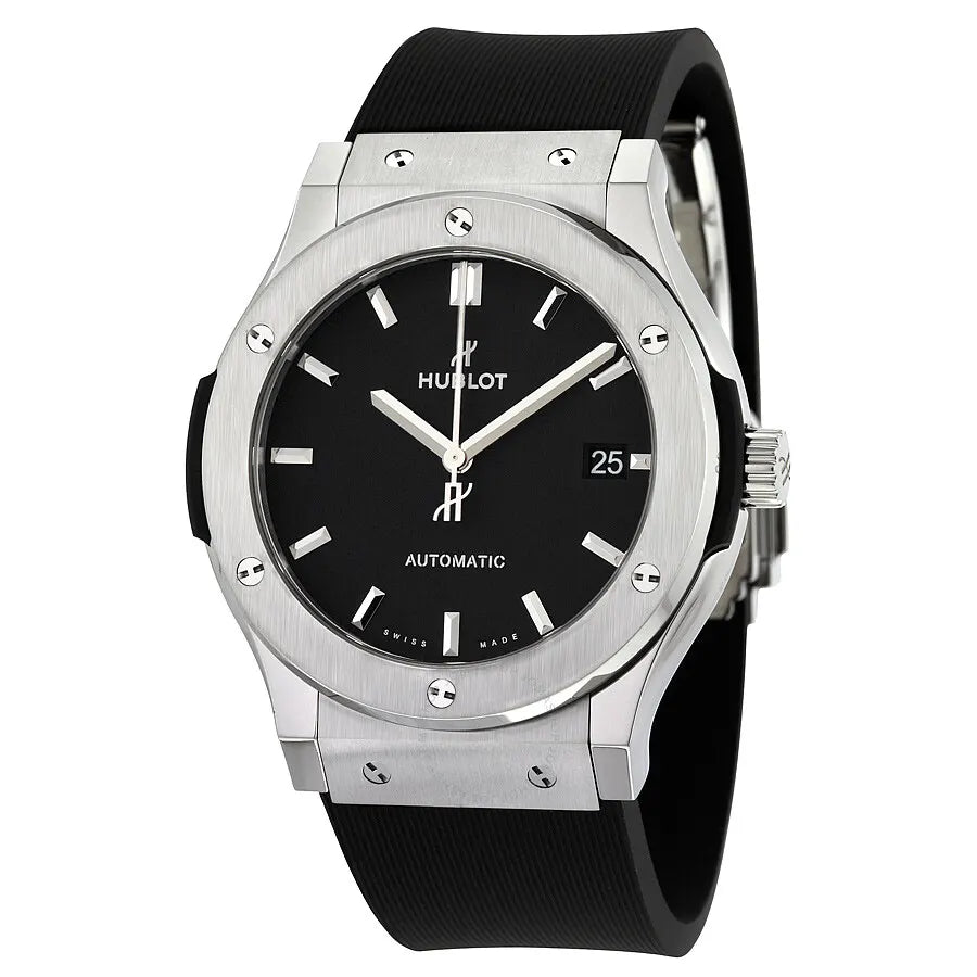 Hublot Black Dial Rubber Strap