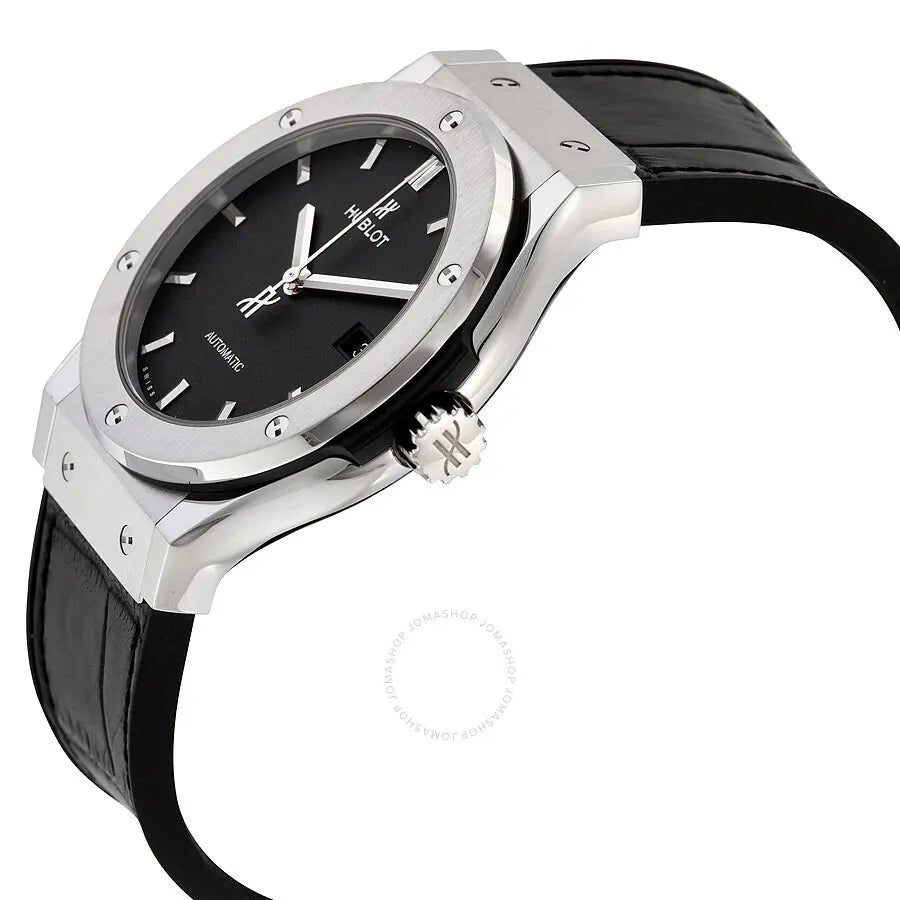 Hublot Black Leather Steel 42mm - Hình 2