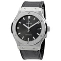Hublot Black Dial Leather Watch
