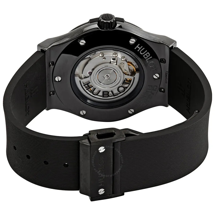 classic Hublot All Black Rubber - Hình 2
