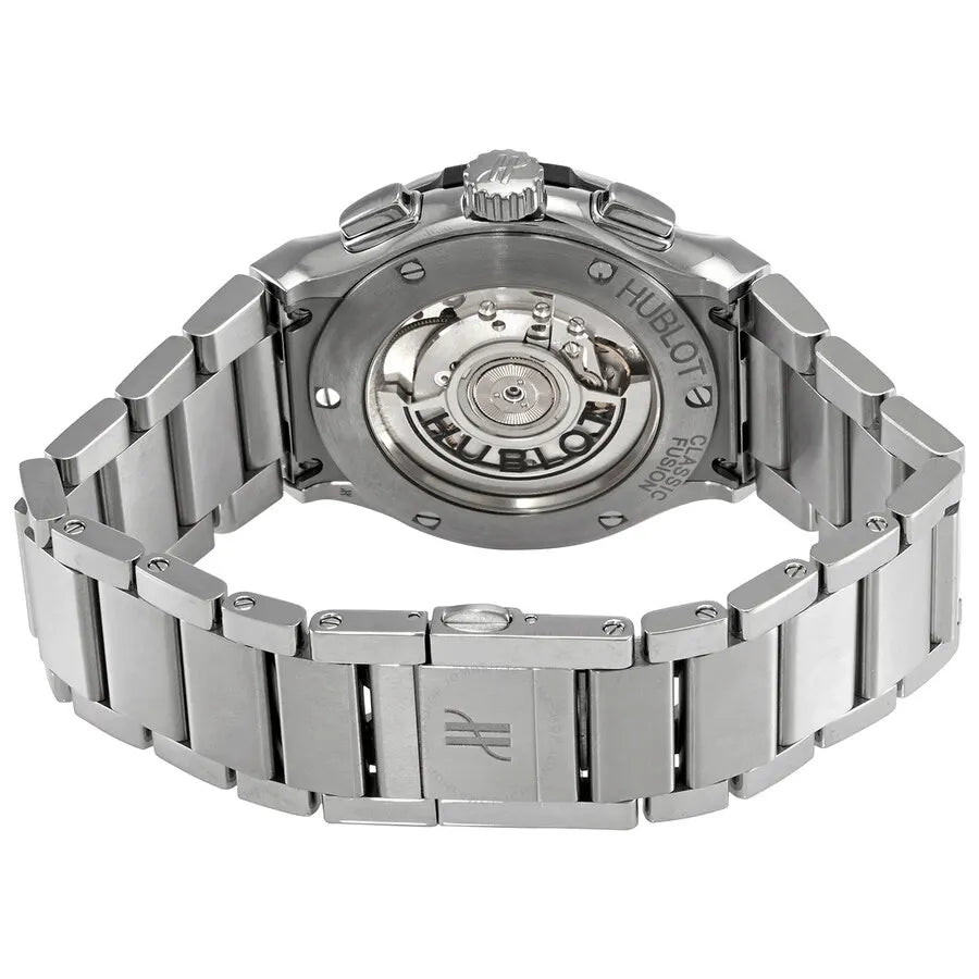Hublot Black Dial Steel Chronograph - Hình 3