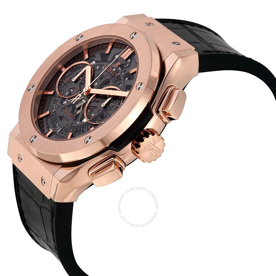 dial Hublot Rose Gold Skeleton - Hình 2