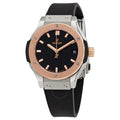classic Hublot Rose Gold Rubber Watch