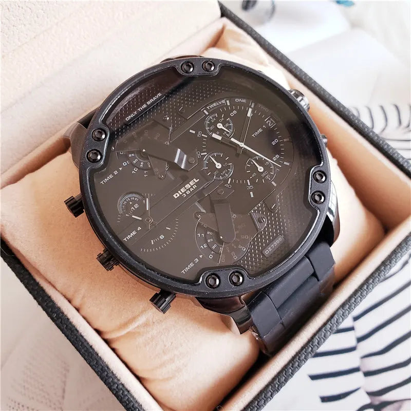 Diesel All Black Chronograph - Hình 9
