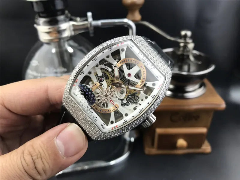 vanguard Franck Muller Diamond Skeleton - Hình 3