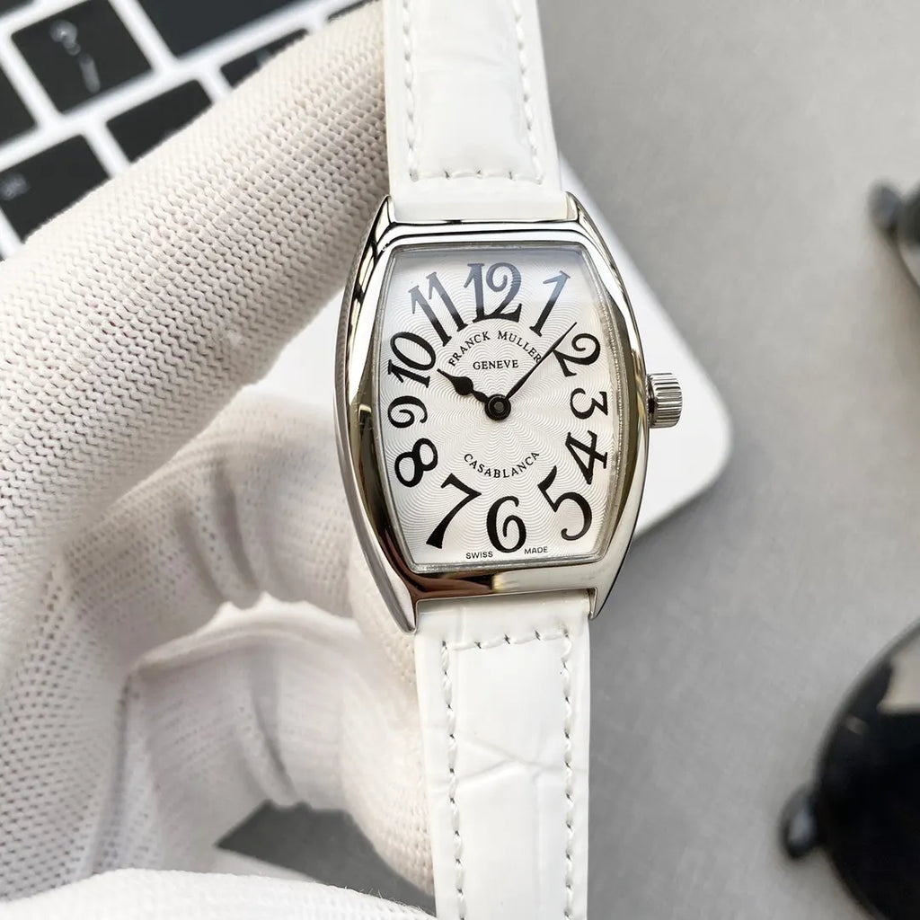 Franck Muller Casablanca White Leather