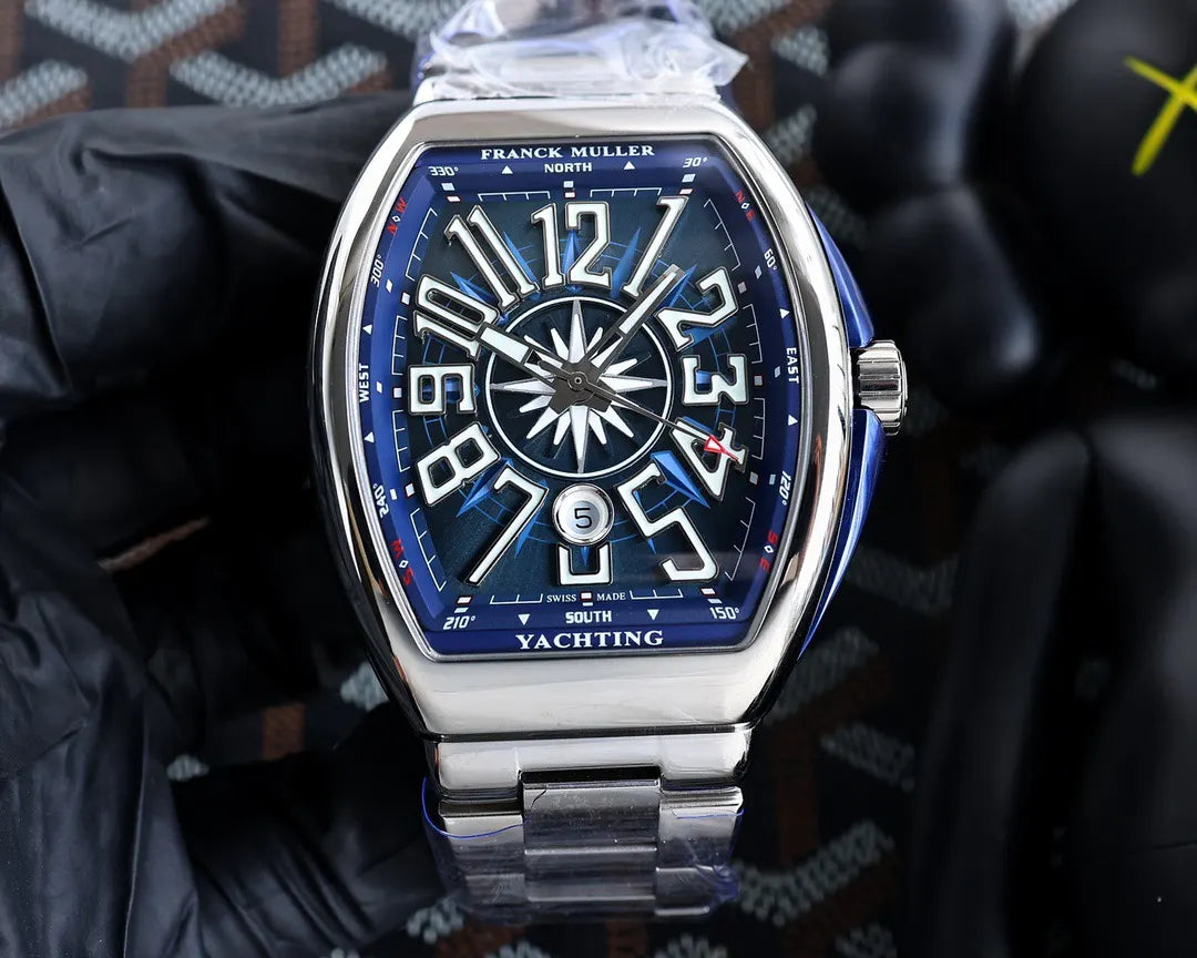 Franck Muller Yachting Blue – Steel Bracelet Watch