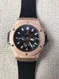 big Hublot Rose Gold Black