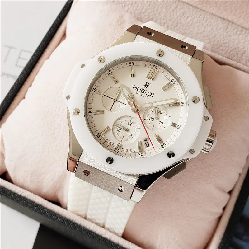 Hublot White Ceramic Chronograph - Hình 2