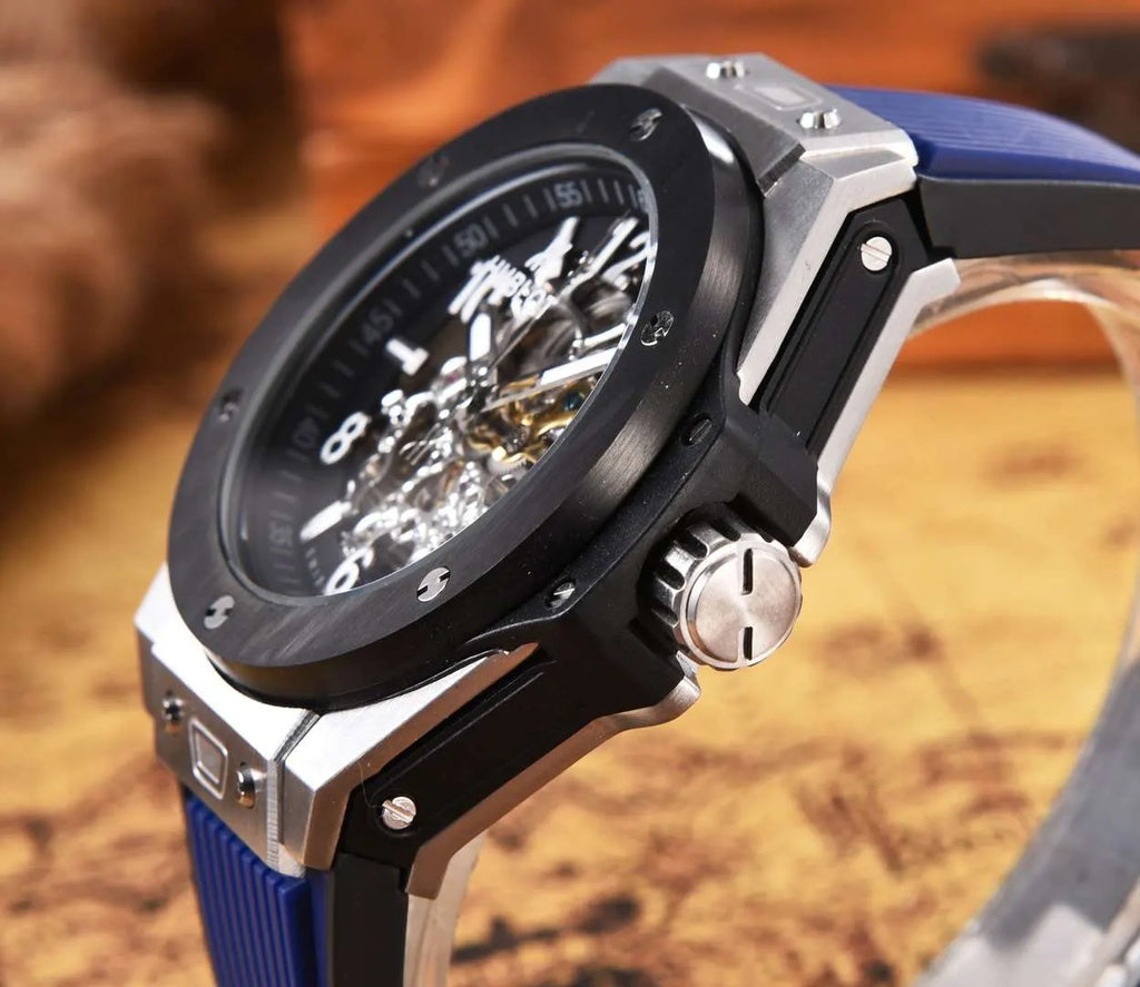classic Hublot Black Magic Blue - Hình 2