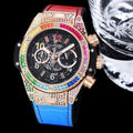 Hublot Rainbow Bezel Watch
