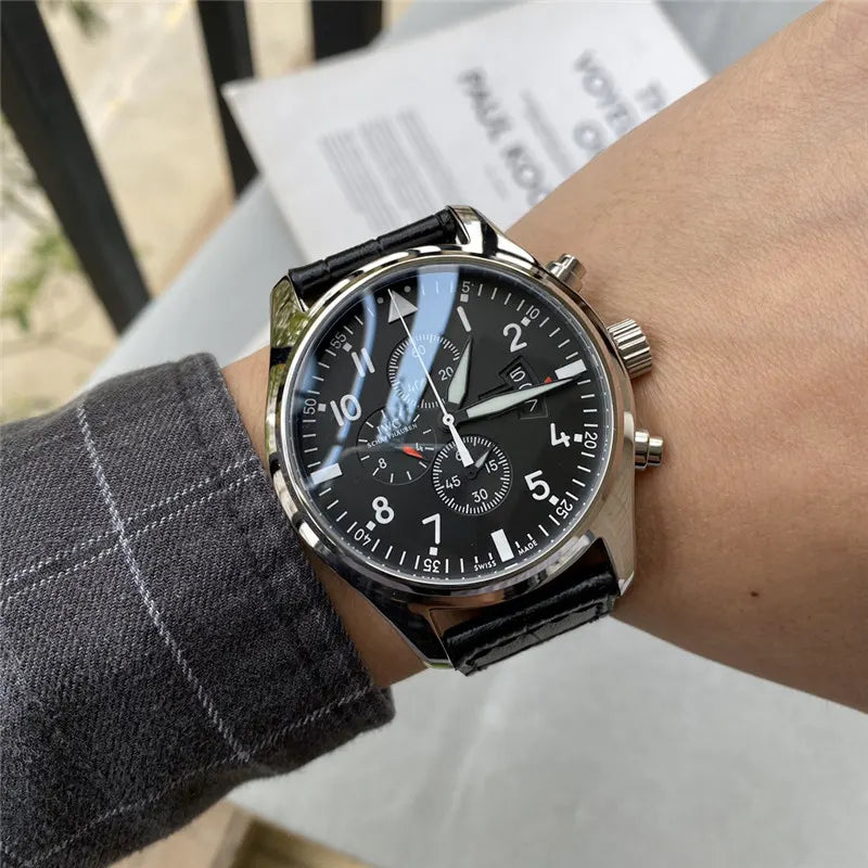 IWC Pilot Chronograph Black