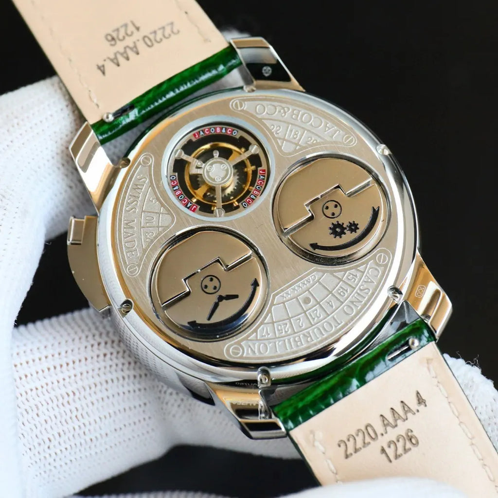 green Jacob & Co Casino Watch - Hình 5