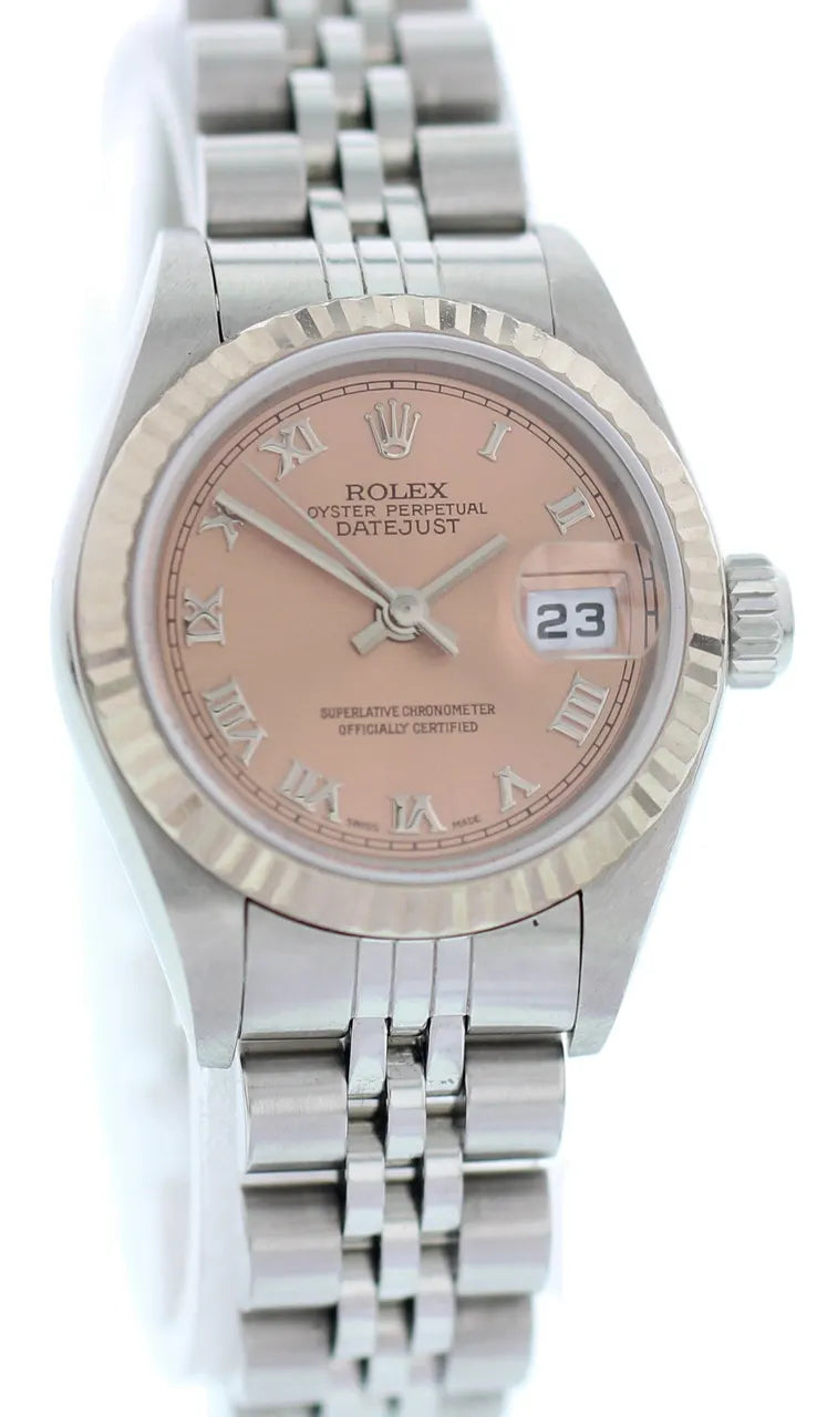datejust Rolex Salmon Dial Steel - Hình 2