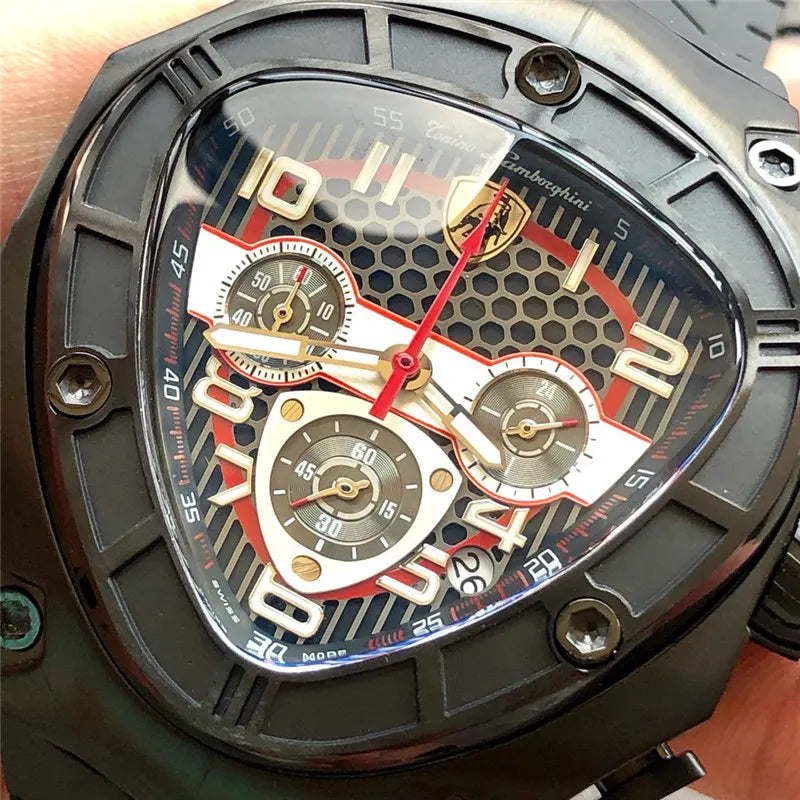 Lamborghini Black Chronograph - Hình 2