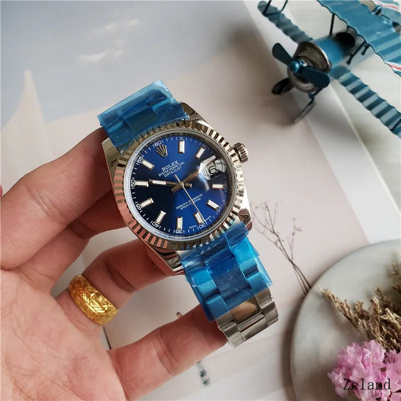 Rolex Datejust Blue Dial - Hình 6