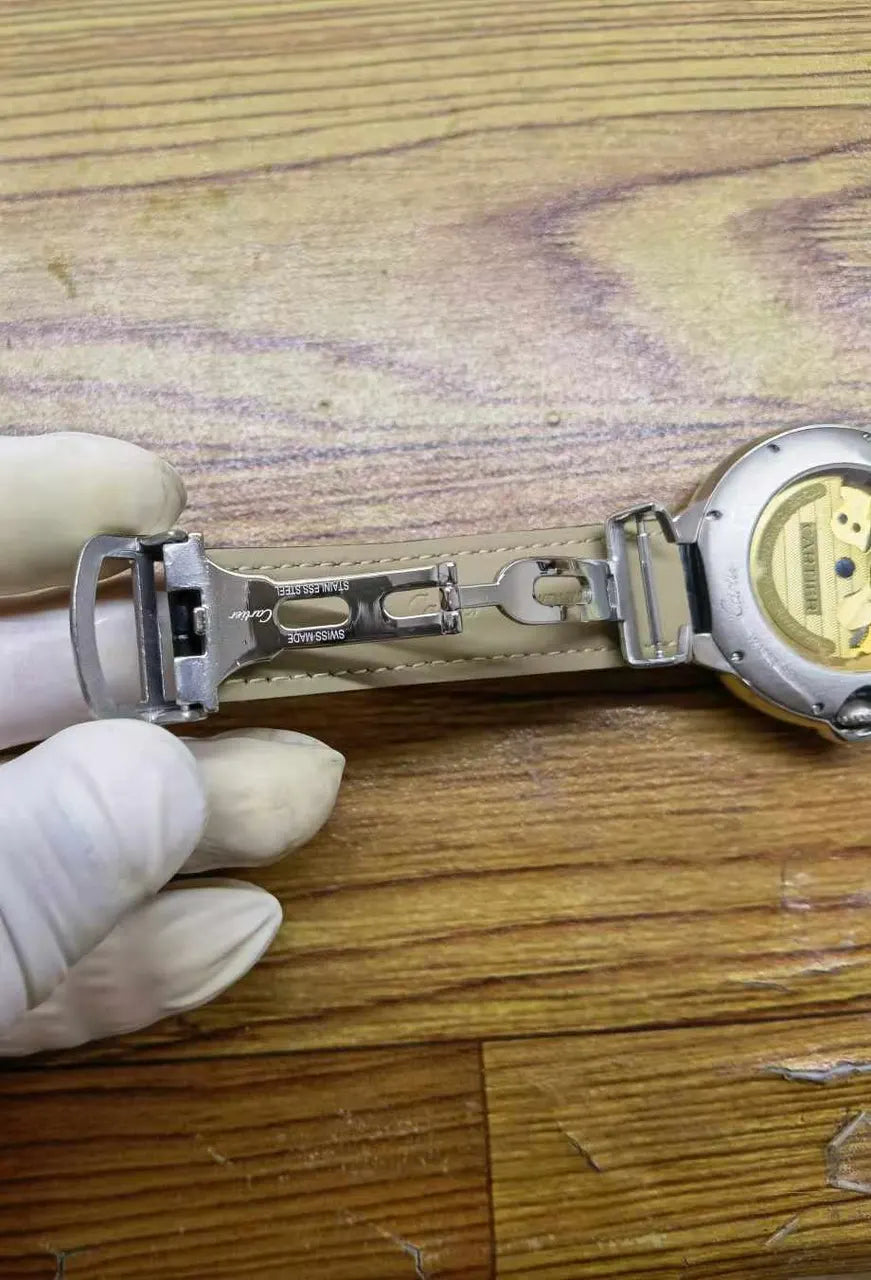 Cartier Tourbillon Steel Bracelet - Hình 3