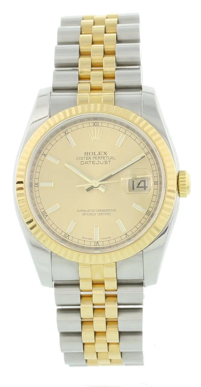 datejust Rolex Champagne Dial Jubilee