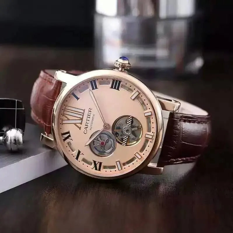 Cartier Rose Gold Tourbillon - Hình 2