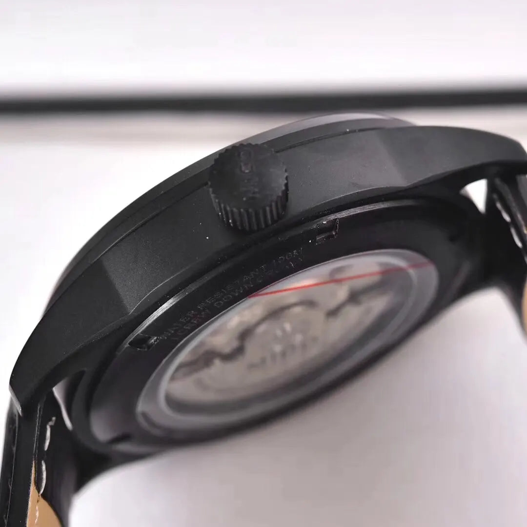 Mido Multifort Black Dial Brown Leather