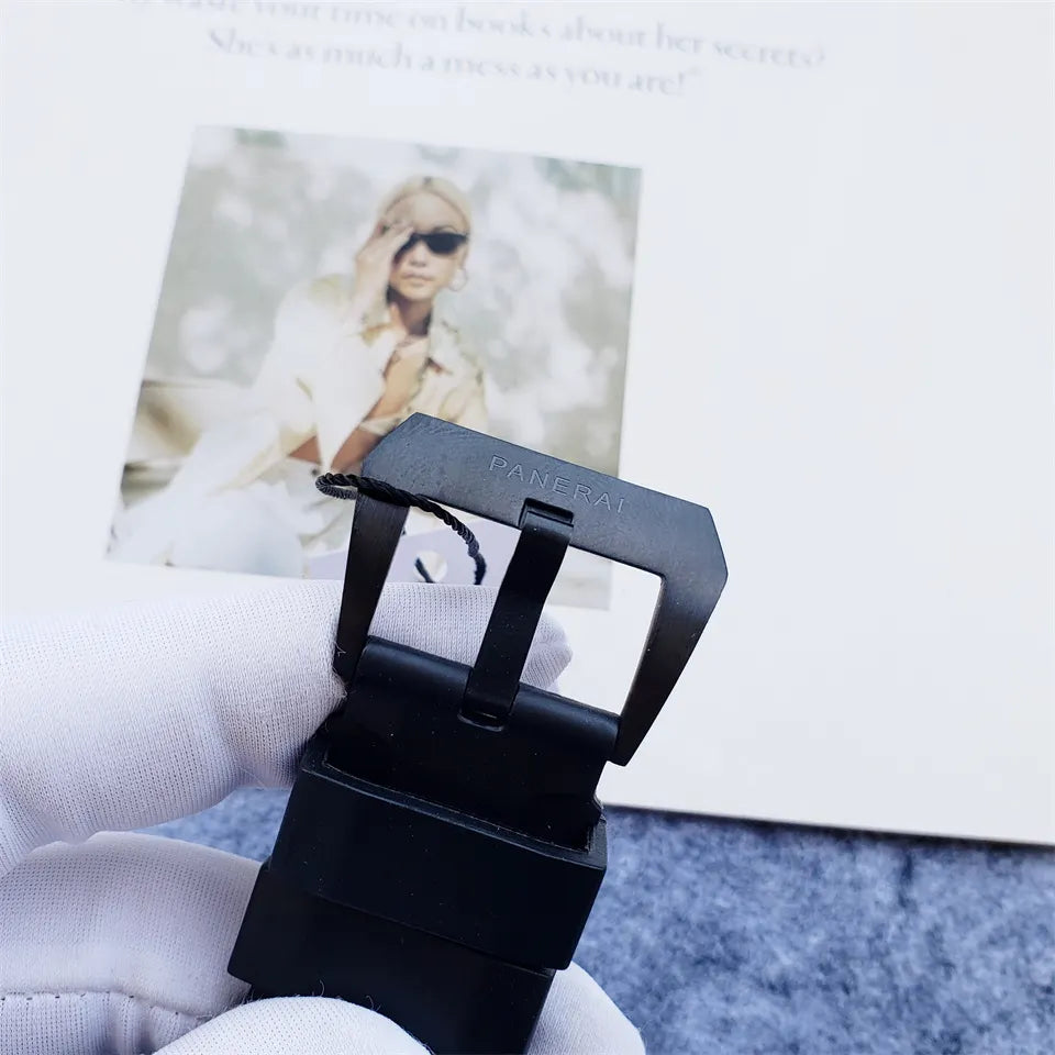 Panerai Carbon Black Rubber - Hình 2