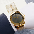 Movado Gold-Tone Black Dial